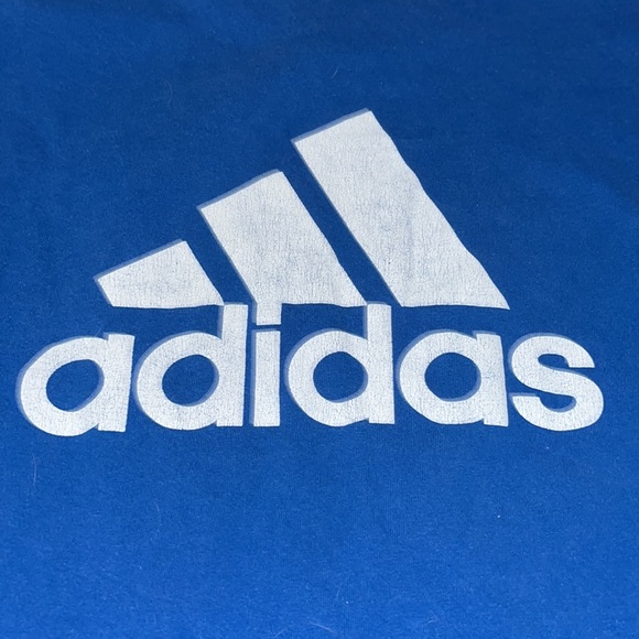 Adidas KANSAS JAYHAWKS Blue College Basketball 6th MAN T-SHIRT Size Mens Large - Picture 6 of 9